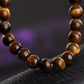 Looking for tiger eye bead bracelets? Shop at Magic Crystals for leopard head beaded bracelets. Yellow Tiger Eye Golden Leopard Bracelet with FREE SHIPPING available. natural Tiger Eye gemstone jewelry for men and women.
