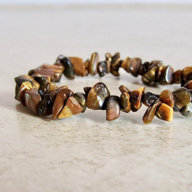 Yellow-Tiger-Eye-Raw-Bracelet. Check out our Gemstone Raw Bracelet Stone - Crystal Stone Jewelry. This are the very Best and Unique Handmade items from Magic Crystals. Raw Crystal Bracelet, Gemstone bracelet, Minimalist Crystal Jewelry, Trendy Summer Jewelry, Gift for him and her. 