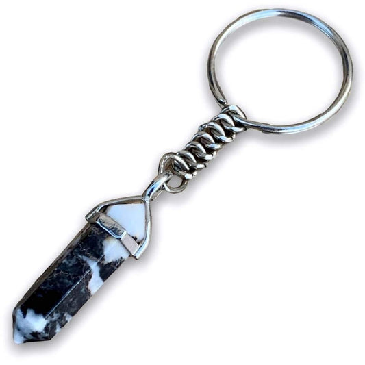 Zebra Jasper Keychain. Zebra Jasper holds the energy of balance, uniting the energies of the masculine and feminine, Yin and Yang.Zebra Jasper Double Point Keychain - Crystal Keychain at Magic Crystals. Shop with free shipping available. We carry a wide variety of cat eyes keychains, gemstones, bracelets, earrings and handmade jewelry. 