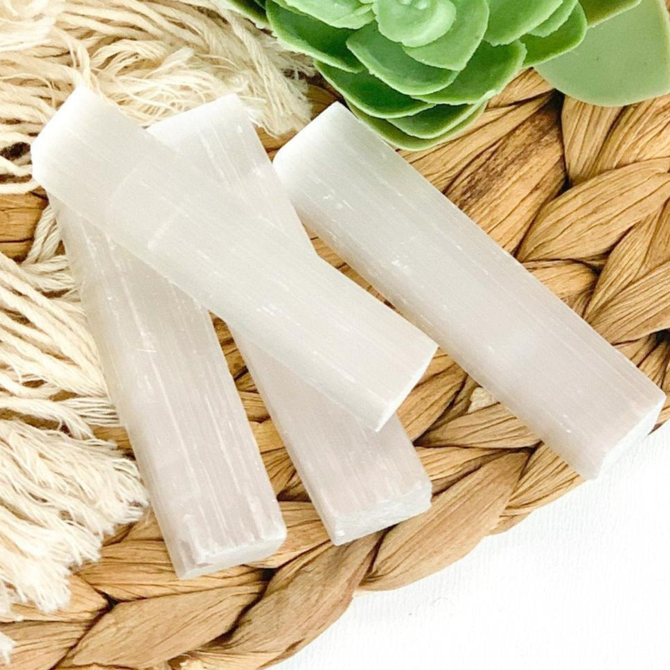 Did you scroll all this way to get facts about selenite sticks? Selenite Crystals are remarkably peaceful. selenite wand under pillow. Morocco Handmade Selenite sticks come in aprox  3" -3.5" long. Selenite wand price. Selenite wand cleansing, selenite wand for sleep, selenite wand, amazon bulk raw white selenite.