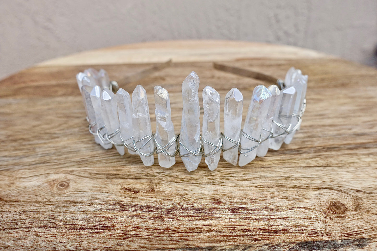 Angel Aura Quartz Crown-STONES & QUARTZ-Magic Crystals